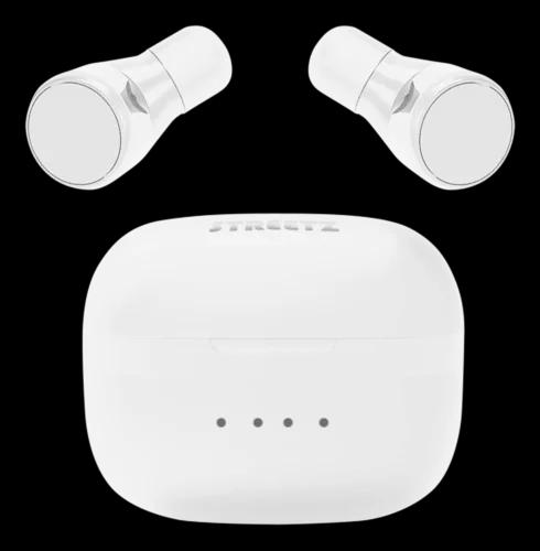 T200 True Wireless in-ear, dual earbuds, charge case, white (TWS-1109)