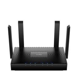 WR3000, Wi-Fi 6 (802.11ax), Kaksitaajuus (2,4 GHz/5 GHz), Ethernet LAN, musta, Pöytäreititin