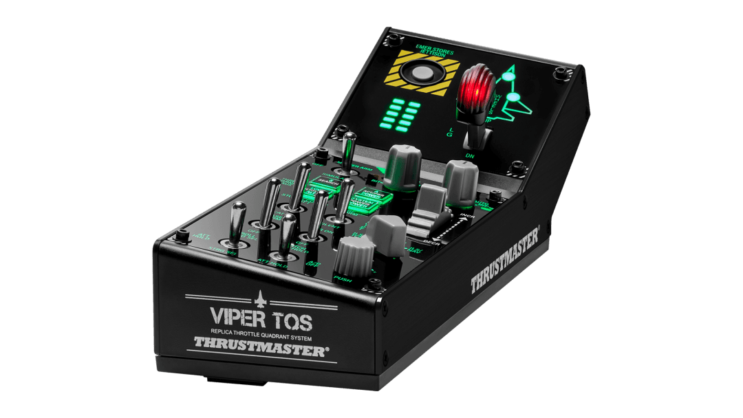 VIPER Panel, Ohjain + moottorin ohjausvipu, PC, Langallinen, USB, musta, Kaapeli (4060255)