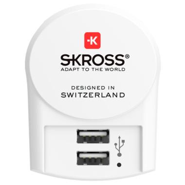 Euro USB Charger - 2xUSB Type A (1.302421)