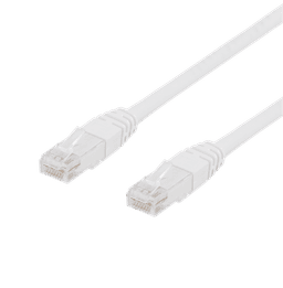 Verkkokaapeli, Cat6, U/UTP, 24 AWG, LSZH, 2 m, valkoinen
